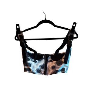 Dolls Kill Poster Girl Back On Top Underbust Corset Medium NWT